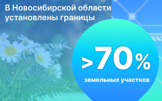 В Новосибирской области установлены границы более 70% земельных участков